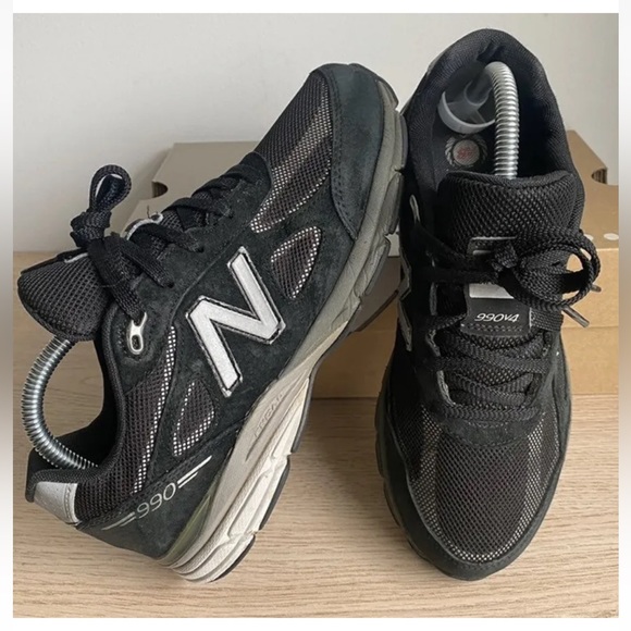 RARE 2016 New Balance 990 Black Sneakers - 7 Y - 8.5 W - Picture 2 of 12